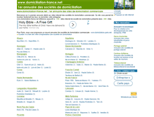 Tablet Screenshot of domiciliation-france.net